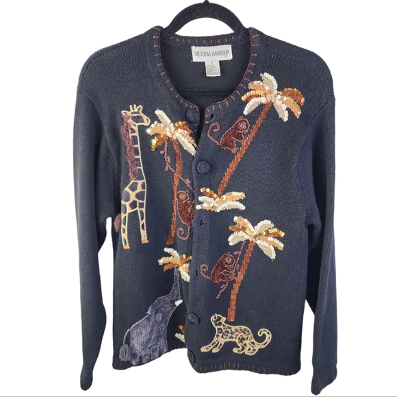 Victoria Harbour Sweaters Vintage Victoria Harbour Cardigan Sweater